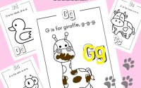 Coloring pages alphabet animals