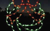 Outdoor lighted christmas decor