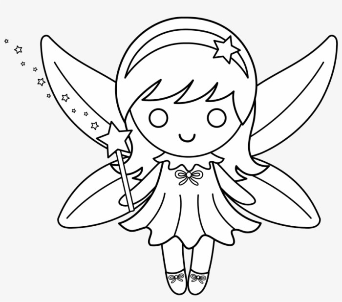 Drawing a fairy easy