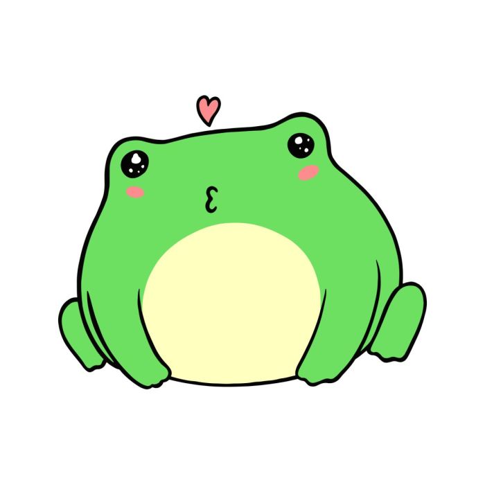 Kingfrog easy and simple drawing