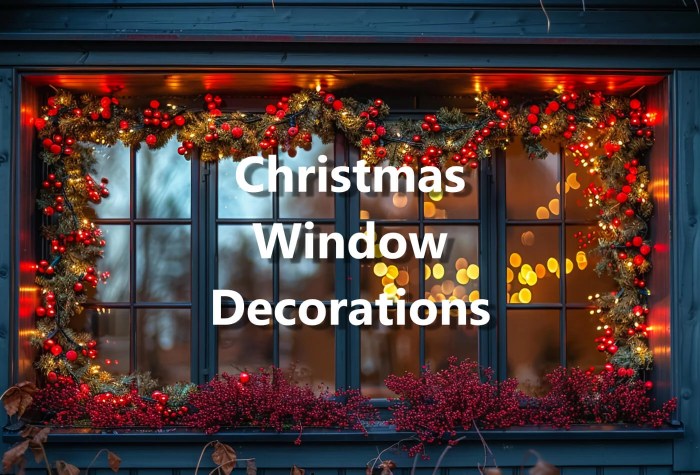 Window christmas decor ideas