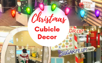 Christmas cubicle decor ideas