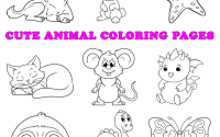 Detailed animal printable coloring pages