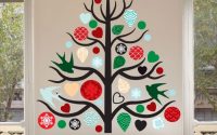 Christmas sticker wall decor