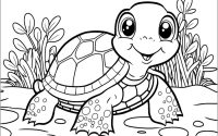 Coloring pages preschool animals