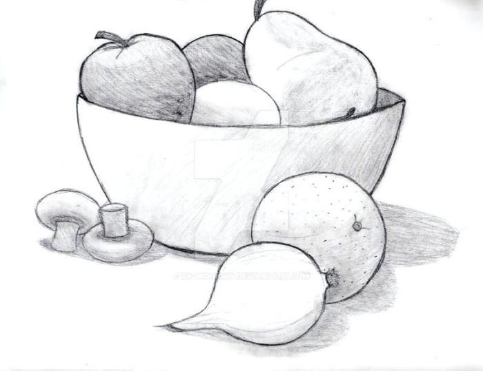 Still life drawing easy