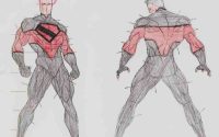 Super hero drawing body easy