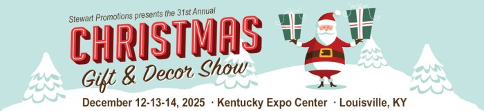 Christmas gift and decor show